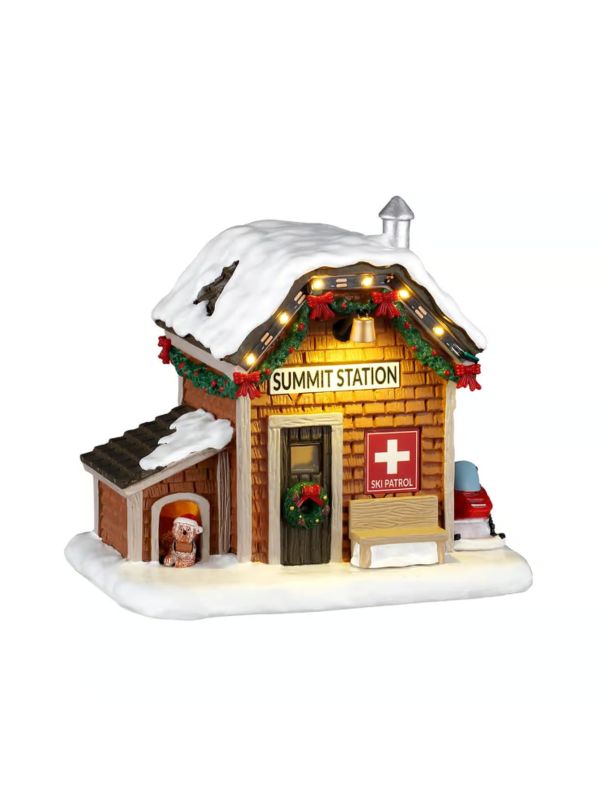 Chalet de piste du poste de secours de haute montagne