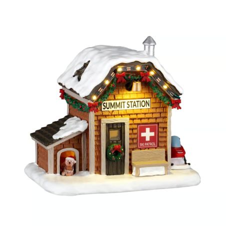 Chalet de piste du poste de secours de haute montagne