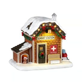 Chalet de piste du poste de secours de haute montagne