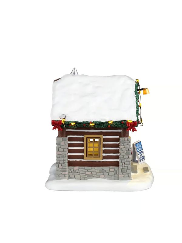 Chalet de piste de l'école de ski et de snowbord