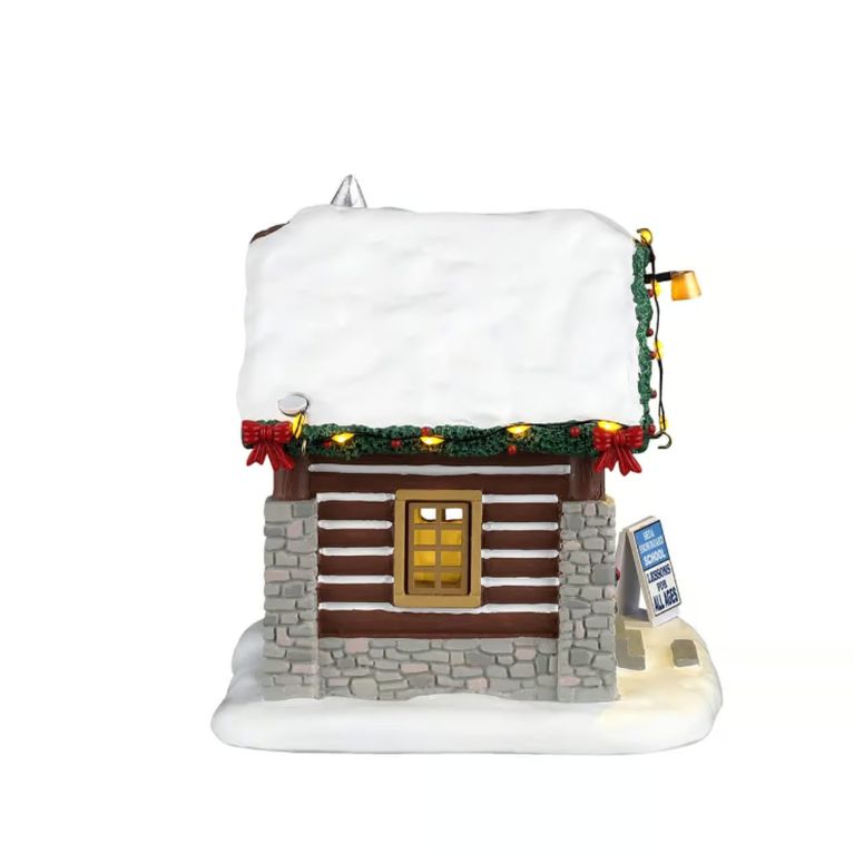 Chalet de piste de l'école de ski et de snowbord