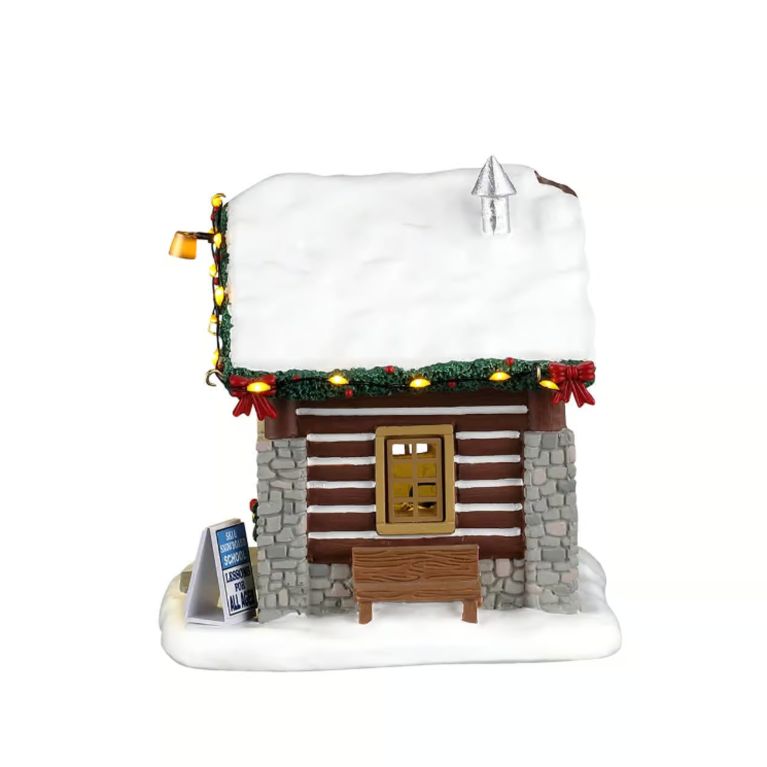 Chalet de piste de l'école de ski et de snowbord