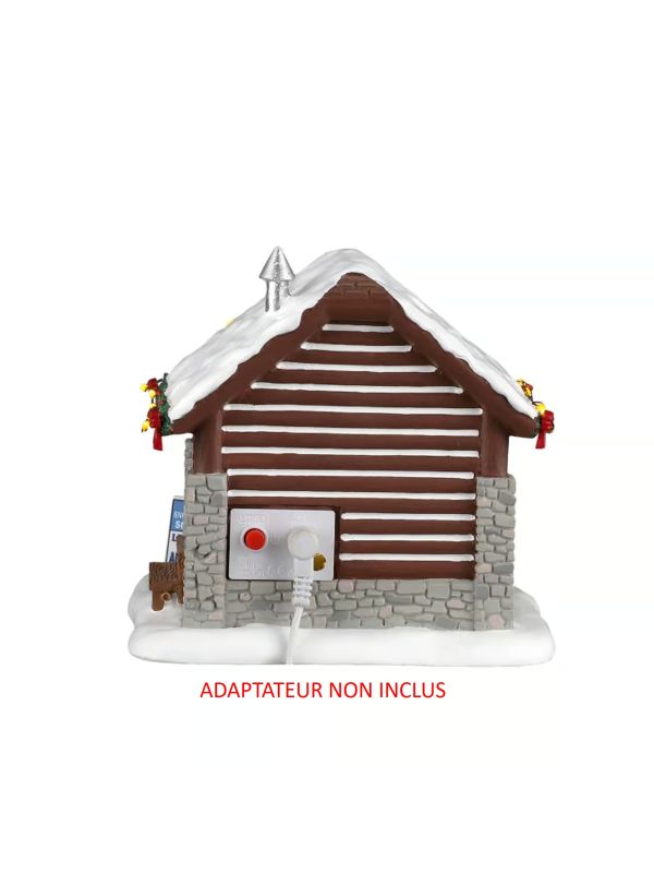 Chalet de piste de l'école de ski et de snowbord