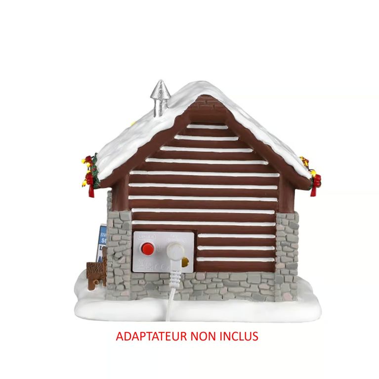 Chalet de piste de l'école de ski et de snowbord