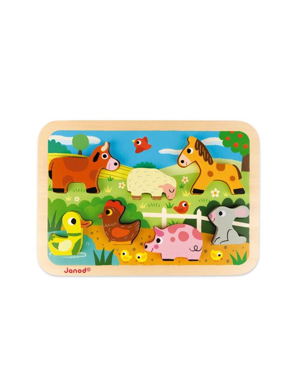 Puzzle Premier Age Jouet en bois pour Bébé Enfant 1 ans + - Un