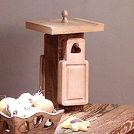 6 Planchettes de présentation avec support en bois d'Eucalyptus