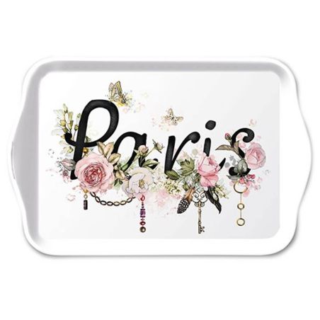 Petit plateau 13 x 21 cm - Paris fleuri