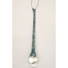 Suspension goutte d'eau en stalactite en verre