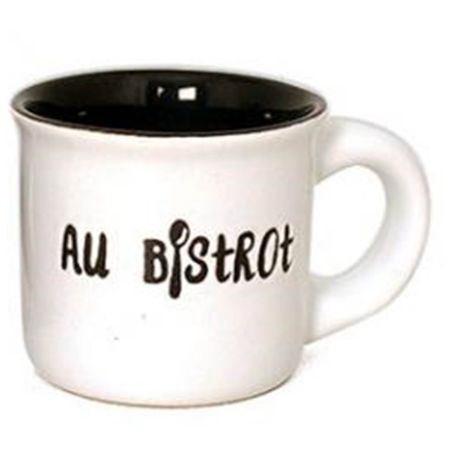 Tasse Expresso 90 ml – Au bistrot - blanc