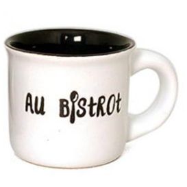 Tasse Expresso 90 ml – Au bistrot - blanc