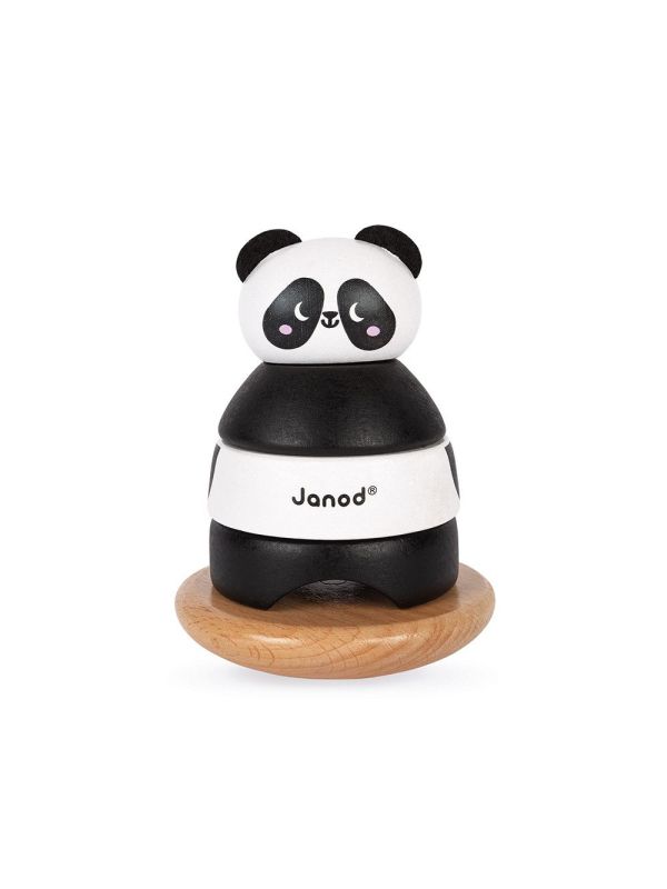 Culbuto panda en bois