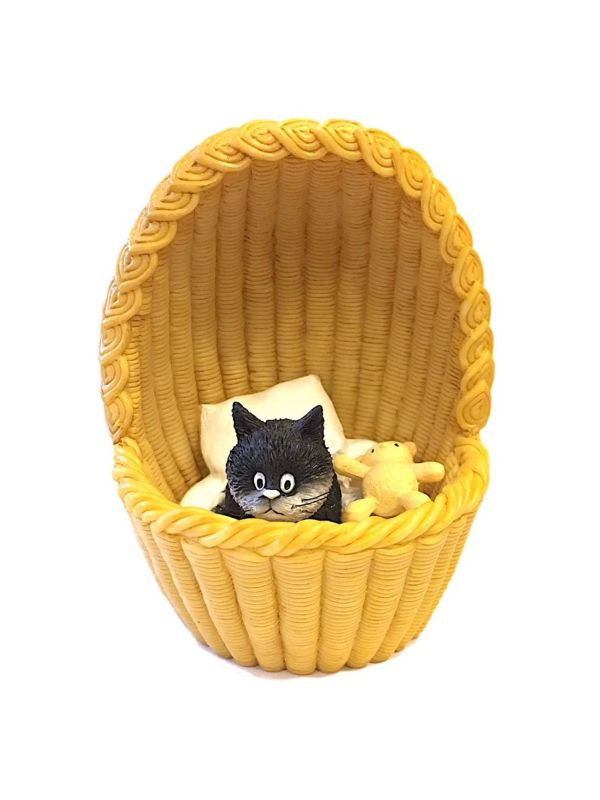 Figurine chat Dubout-Nid douillet- DUB50