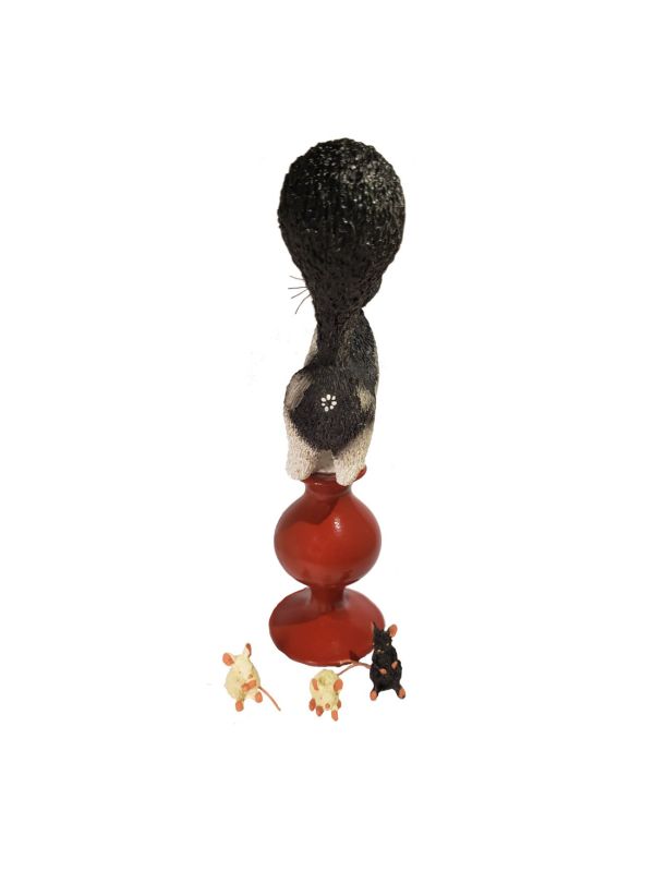 Figurine chat Dubout-Plan de fuite DUB 51