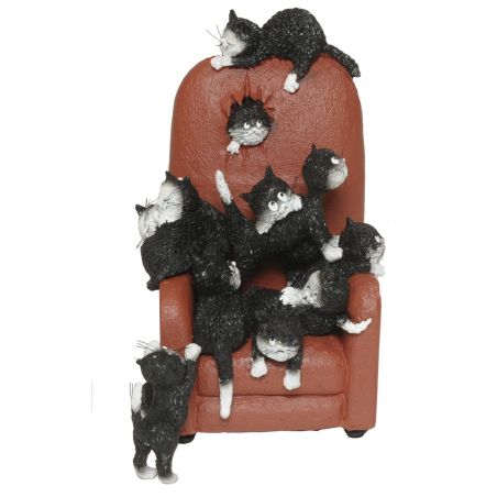 Figurine chat Dubout-Garde moi une place