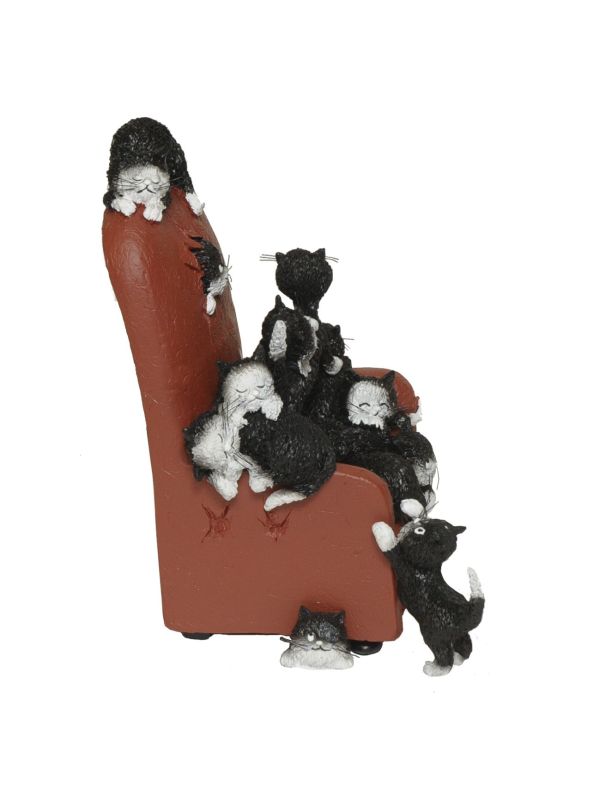 Figurine chat Dubout-Garde moi une place