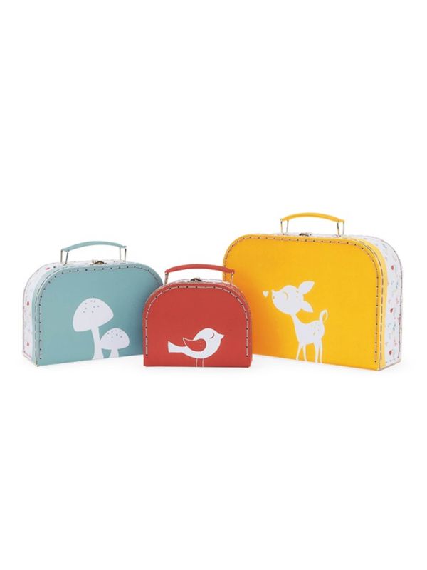 Valisettes gigogne pour enfant - Animaux de la forêt - lot de 3