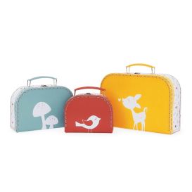 Valisettes gigogne pour enfant - Animaux de la forêt - lot de 3