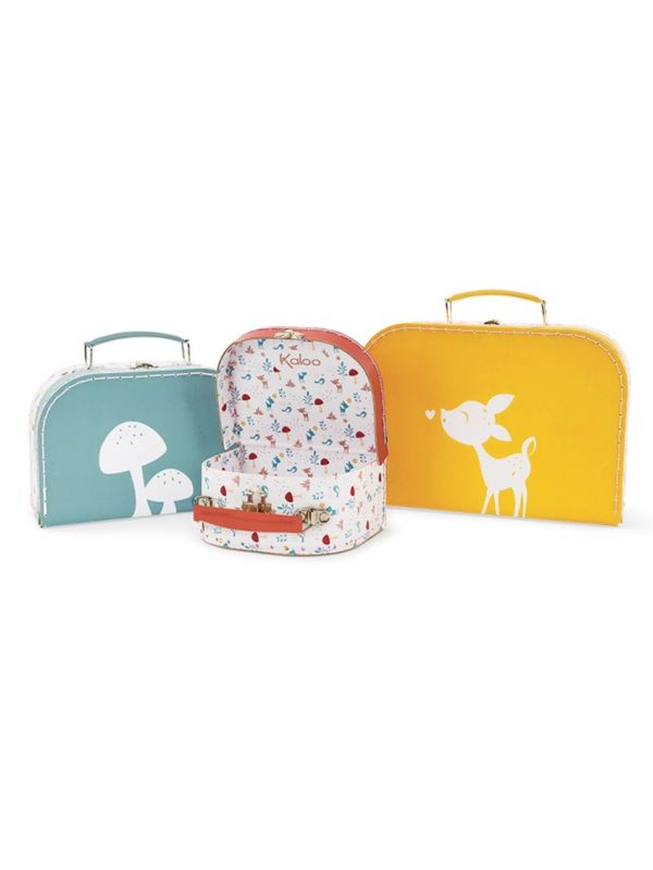 Valisettes gigogne pour enfant - Animaux de la forêt - lot de 3