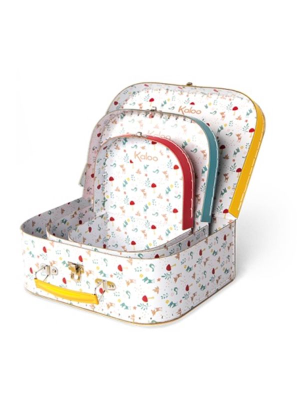Valisettes gigogne pour enfant - Animaux de la forêt - lot de 3