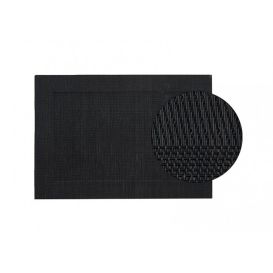 Set de table en plastique 45 x 30.5 cm - Noir