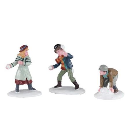LEMAX 02942 – Figurine bataille de boule de neige