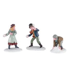 LEMAX 02942 – Figurine bataille de boule de neige