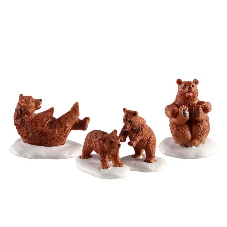 LEMAX 02943 – Figurine famille d'ours dans la neige