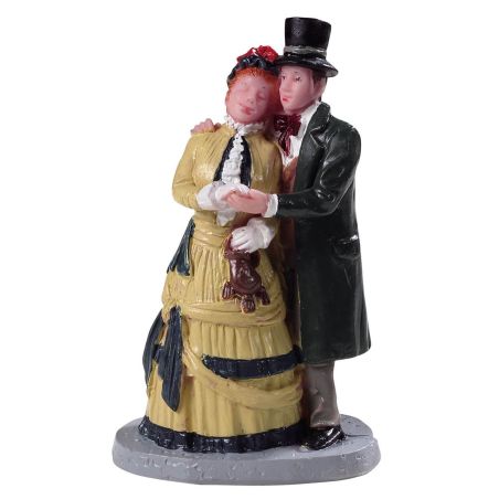 Figurine couple Dickens