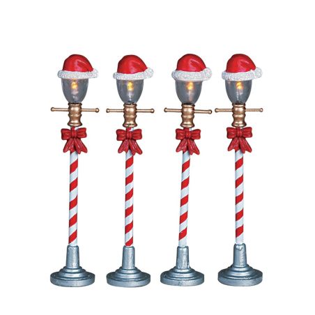 LEMAX 64472 – Lampadaires chapeau de noël