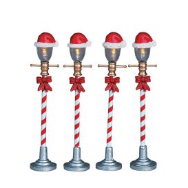 LEMAX 64472 – Lampadaires chapeau de noël