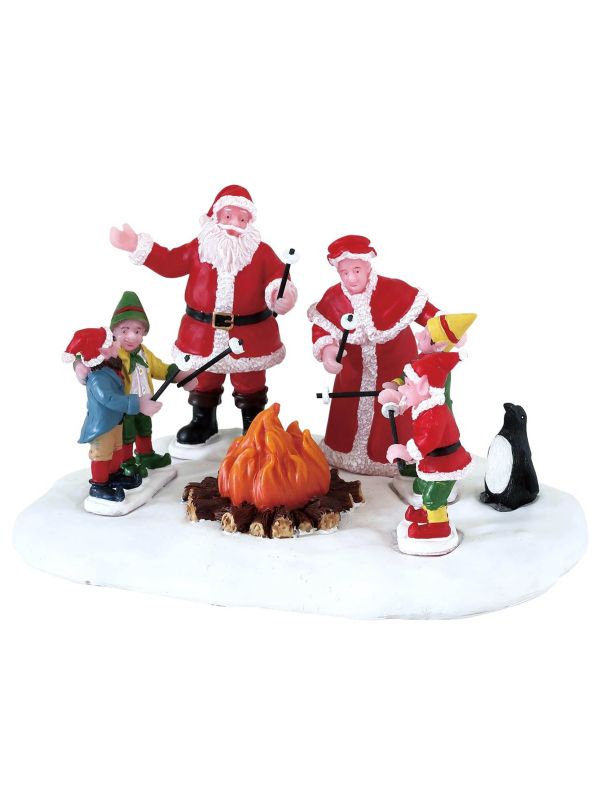 Figurine chamalo grillés au pôle nord