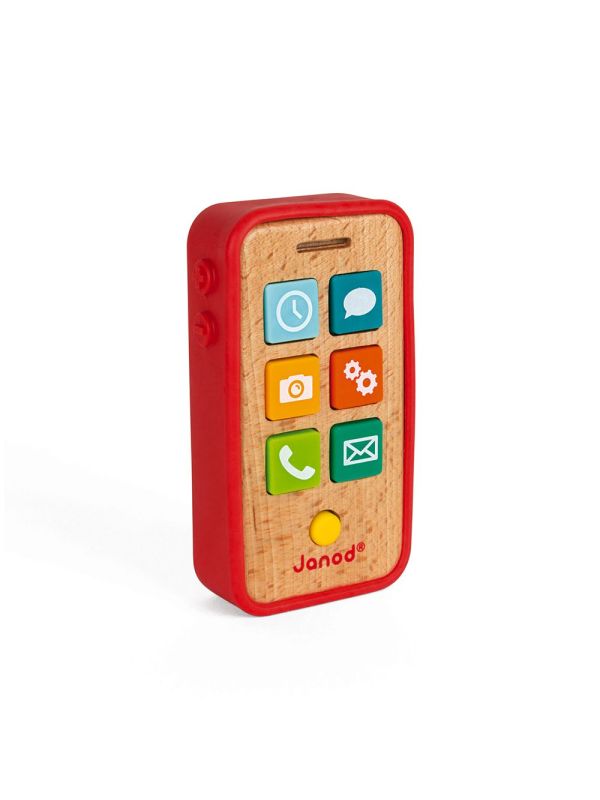 Téléphone sonore - Réplique en bois pour enfant
