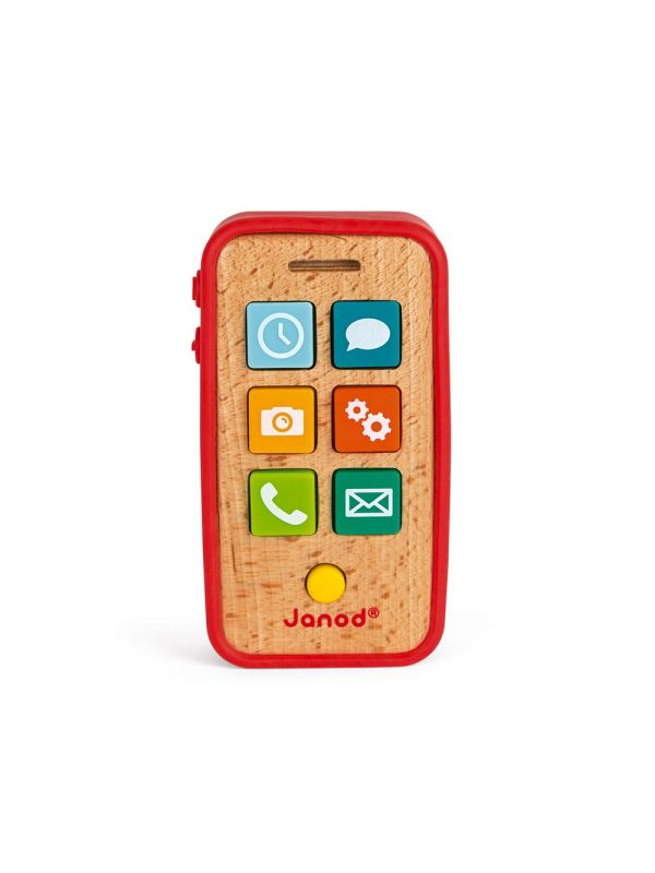 Téléphone sonore - Réplique en bois pour enfant