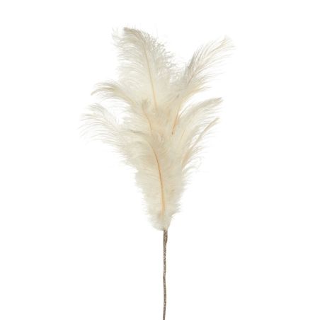 Plume d'autruche sur tige