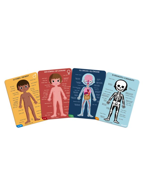 4 Puzzle éducatif géant 50-75 et 100 pièces - Corps humain 