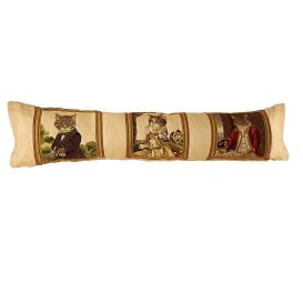 Boudin de bas de porte en tapisserie aristocrate