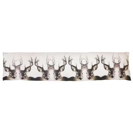 Boudin de porte en toile imprimée cerf
