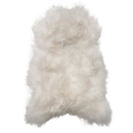 Peau de mouton Islande blanc 110 cm