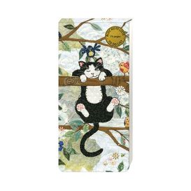 Bloc-notes aimanté avec liste - Chat branche