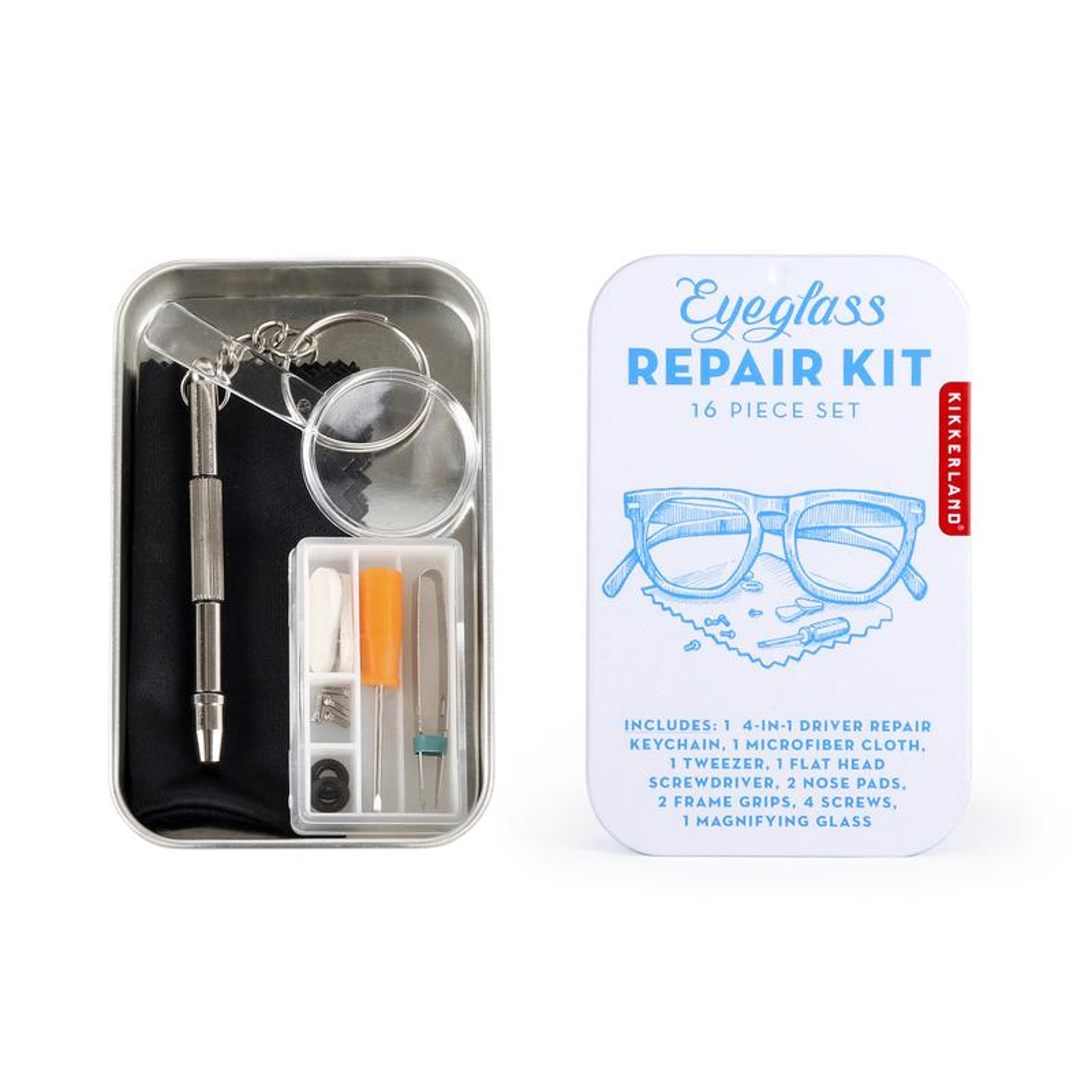 Kit de poche : réparation pour lunettes- KIKKERLAND