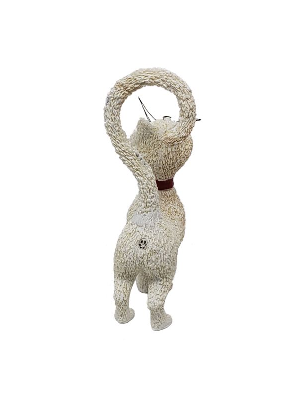 Figurine chat Dubout- " Qu'est ce qu'on mange"