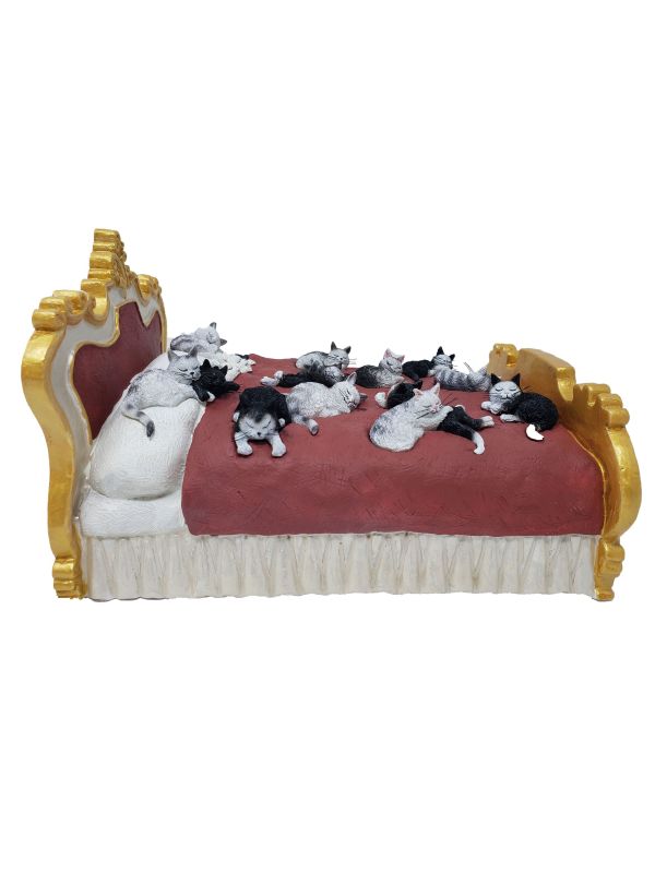 Figurine chat Dubout -  Le grand luxe