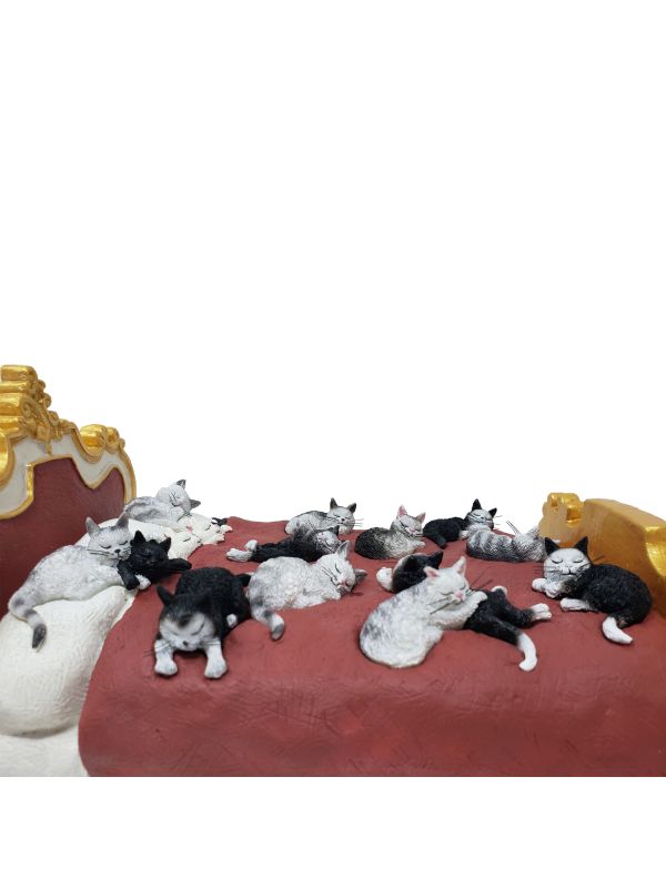 Figurine chat Dubout -  Le grand luxe