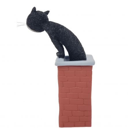 Figurine chat Dubout-Sur les toits