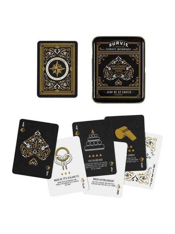 Jeu de 52 cartes imperméables pour toutes excursions