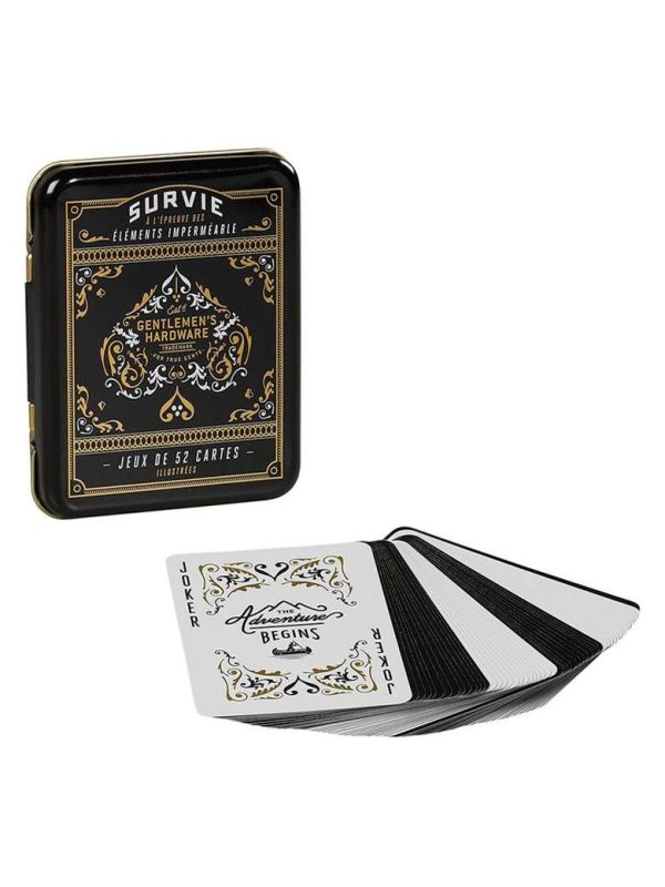 Gentlemen's Hardware Jeu de Cartes de Survie feu de Camp