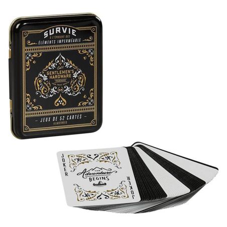 Jeu de 52 cartes imperméables pour toutes excursions