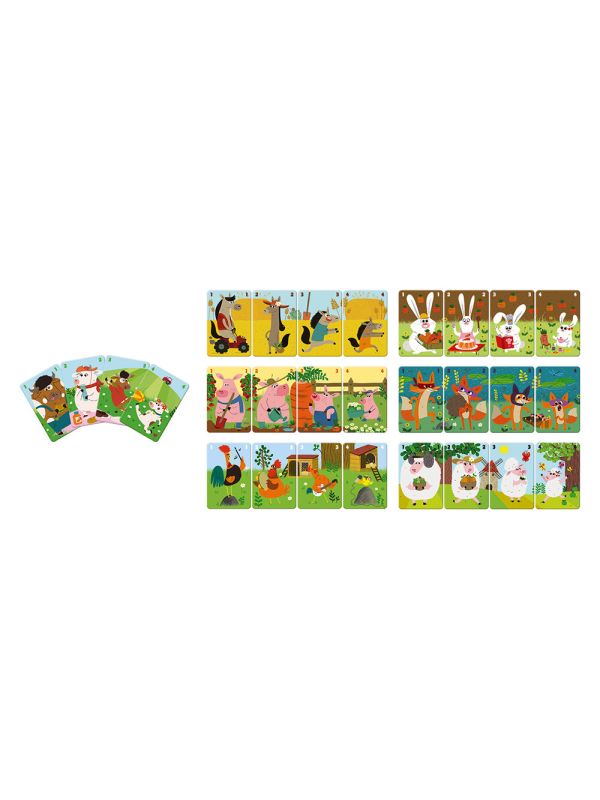 Jeu de 7 familles - Famille à la ferme
