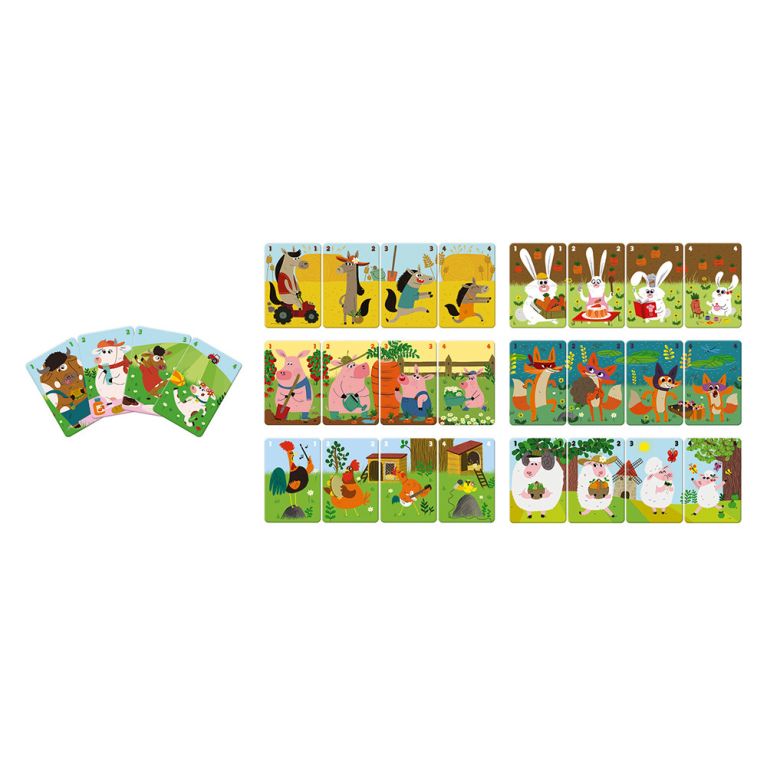 Jeu de 7 familles - Famille à la ferme