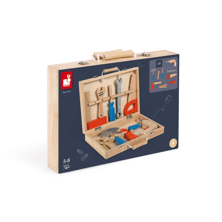 Boite à outils BRICO'KIDS - Réplique pour enfant en bois